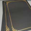 SUNEE Certificate Holders(Black, 30 Packs), Diploma Covers Gold Foil Border, for Letter Size 8.5x11 Certificates, Cardstock, Document Papers