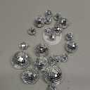 MTLEE 20 Pcs Disco Balls Decorations Assorted Size Party Decor Disco Ball Ornaments Mirror Mini Large Hanging with Rope for Wedding Festival Stage Prop (2.4 Inch, 2 Inch, 1.6 Inch, 1.2 Inch)