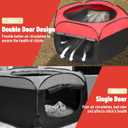 Brooder Box for Chick Starter Kit - 2026 Upgrade Dual Door Chicken Brooder Pen/Playpen/Tent with 10*10 in Brooder Heating Plate,Nesting Pad,Chicks FeederWaterer,Chick Perch Up to 15 Chicks,Duck,Quail