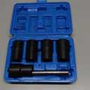 Lug Nut Remover Socket Set, Wheel Locking Stripped Nut Extractor Old Rusted Damaged Emergency Bolt Remove Twist Socket 17mm 19mm 21mm 22mm 27mm