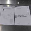 DWVO 55-75 Gallon Aquarium Stand with Power Outlet, Display Stand for Turtle Tank, Reptile Terrarium, Metal Fish Tank Stand Suitable for Living Room, Entryway, 860LBS Capacity, White & Walnut