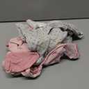 The Peanutshell Baby Sleepers for Girls Set 3 9 Months Baby Clothes, Soft Cotton Girl Footed Pajamas, Newborns & Infants Clothes Gift Set - Pink Balletcore