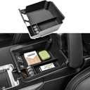 Center Console Organizer Compatible with 2022 2023 2024 Acura MDX Interior Accessories Armrest Storage Box Insert Secondary Tray Container (Not for 2025 MDX), Black Trim