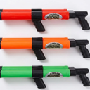 Stream Machine Water Gun Launcher - Double Barrel Water Blaster - Squirt Gun for Outdoor Games - Swimming Pool Toys (Red, Green, Orange)