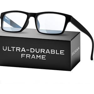 IBOANN Reading Glasses for Men Readers Mens Stylish Blue Light Blocking Computer Eyeglasses, 1.5x