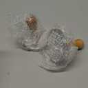 Wenqik 3 Pcs Cookie Stamps Round Christmas Metal Cookie Press Cutter Mold with Wooden Handle Baking Embossing Stamp Mold Stamper Decorating Supplies for DIY Biscuit Cakes Pastries Gift (Cute)