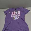 in My 11th Birthday Era Girl Gifts Eleven Bday 11 Year Old T-Shirt (Purple, XS)
