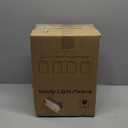 Indoi 4 Light Bathroom Light Fixtures, Oil-Rubbed Bronze Modern Vanity Lights with Clear Glass Shades, Bathroom Wall Lamp for Mirror Living Room Cabinet,Oil-Rubbed Bronze, 4-Light