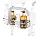 YUOROS Shower Caddy Hanging, 304 Stainless Steel Shower Organizer Rack for Shower Chair Bench for Elderly Seniors Disabled Handicap