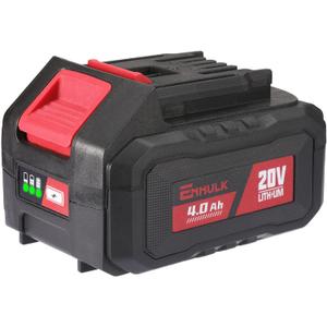 Enhulk 20V Battery Pack, Premium 4.0Ah Suitable of Snow Shovels