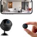 1080P Hidden Camera - Spy Camera with Night Vision, Indoor Camera for Home Security, Mini Camera Compatible with Smartphone(2.4Ghz WiFi only)