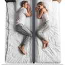 ROYALAY Bed Divider for Co Sleeping Adults, 71" Extra Long Rail Bed Bumper for Sleepers, Divider System, Foam Safety Rail Guard with Washable Cover Fit for Twin, Full, Queen, King