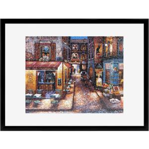 MCS 20x27 Puzzle Frame for Finished Puzzles, Black Vertical & Horizontal Wall-Mounted Large Picture Display for Preservation (1-Pack)