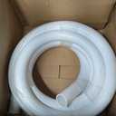 Sealproof 2" Dia Flexible PVC Pipe, Pool and Spa Hose, Schedule 40 Tubing, Made In USA, 2-Inch, 25 FT, White