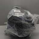 10 inch Steel Hooded Wall Vent with Screen,Arc-Shaped Wall Vent for Ventilation and Exhaust,Suit for Residential Housing and Industrial Facilities,Black