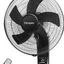 Fanspex 16" Wall Mounted Fan with Auto-oscillation, Timer, Adjust Wind Tilt for Home Garage Workshop Greenhouse Cooling & Air Circulation