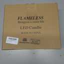 Baquler 2 Pcs Large Easter Bunny Led Flameless Candle 8 Inch Battery Operated Candles with Remote Real Wax Cute Rabbit Shape Candle with Bow 3D Flickering for Gift Home Party Decor (Purple)