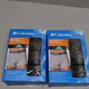 Columbia 6 Pack Performance Boxer Brief (Medium, Black)