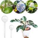 Irrmshr 10 Pack Clear Plant Watering Globes,Plastic Self Watering Bulbs for Indoor Plants,Garden Water Device Automatic Plant Waterer Indoor Outdoor