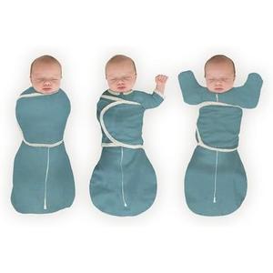 SwaddleDesigns 6-Way Omni Swaddle Sack Arms Up Swaddle for Newborn, More Options to Calm Startle Reflex, Improves Sleep 0-3 m