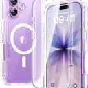 Diaclara Magnetic Designed for iPhone 17 Case 6.3 Inch Full Body Bumper,[Compatible with MagSafe] Military Drop Proof Cover with Built-in Touch Sensitive Anti-Scratch Screen Protector Clear