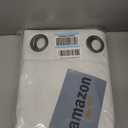 NICETOWN Natural 100% Blackout Linen Curtains 84 inch Long Burg for Living Room, 2 Panels, 52" Wide, Farmhouse Thick Completely Blackout Window Treatment Thermal Insulated Warm Drapes for Winter