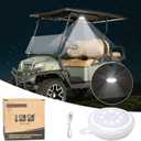 10L0L Universal Golf Cart Dome Light, USB Rechargeable Battery Powered Super Bright Golf Cart LED Roof Lighting