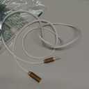 NewFantasia 4.4mm Male to 4.4mm Female Balanced Headphone Audio Adapter Cable Extension Cord 8 Cores 6N OCC Copper Single Crystal Silver Plated Wire Walnut Wood Shell 4.9ft