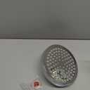 High Pressure Shower Head Anti-Clogging Silicone Nozzles 1.8 GPM Removable Restrictor - Easy to Clean - Easy to Install with Plumbers Tape - 6 inch - Brushed Nickel Finish (Chrome, 1.8GPM)