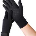 Thermoskin Full Finger Arthritis Gloves, Black, Medium