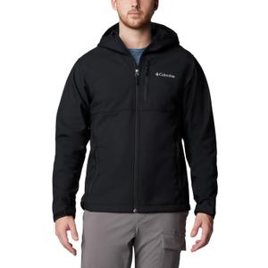Columbia Men's Ascender II Hooded Softshell Rain Jacket (XX-Large, Black)