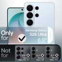 JETech Magnetic Case for Samsung Galaxy S26 Ultra, Translucent Matte Back Shockproof Cover (Omphalodes)