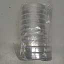 10 Pack Sterile Thick Plastic Petri Dishes with Lid, 90mm Dia x 15mm Deep Clear 3 Vents Petri Dish for Lab Science Experiment (90mm - No Agar)