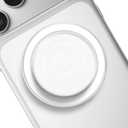 Transparent Magnetic Phone Grip Compatible with MagsafeCollapsible Mobile Phones Stand Holder for Smartphone Tablet Cell Phone Accessory - Clear Frosted