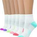 Hanes Women's 6-Pair Lightweight Breathable Ventilation Ankle Socks (8-12)