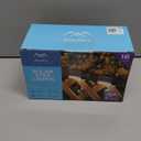 APONUO Solar Step Deck Fence Lights, Outdoor Waterproof Led, 1.77x3.14x1.73in, Black, Warm White, 16 Pcs, Path, Light, for Patio, Stairs, Garden Pathway, Step and Fences