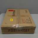 TUTOTAK 2 Tier Printer Stand, Rolling Printer Cart with Power Outlets and USB Ports, Mobile Printer Table with Wheels, for Under Desk, Office, Home, Black PS01BK001 (2 tier(15.7 x 11.8 x 15.4inchs))