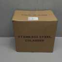 Stainless Steel Colander Set of 2 (1-3.5-5Quart) | Durable Rice and Pasta Strainer with Handle | Oversized Handles | Nesting Design | Rust-Resistant & Dishwasher Safe