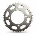 Yelnats Builds Electrek 54T Rear Wheel Sprocket  35 Chain Compatible  Black Hardened Steel Sprocket for Mini Bikes and Pit Bikes and Electric Bikes  Laser Etched Logo  Replacement Rear Sprocket