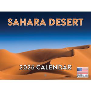 Sahara Desert Calendar 2026 Monthly Wall Calender 12 Month Gifts | American Made In The USA