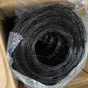 FOREHOGAR Black PVC Coated Welded Wire Fence 48 Inch x 50 Foot, 2 Inch x 3 Inch 16GA, Garden Border Fencing Roll Vinyl Coating Metal Wire Mesh for Yard Vegetable Plant Protection Poultry Netting