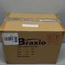 Braxio Indoor Christmas Decorations Gingerbread House Kit 2PCS with LED Light - 3 Inch Miniature Resin Houses for Indoor Home Decor, Family Room Aesthetic