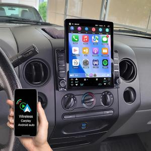 Android 14 Car Stereo Radio fit for Ford F150 F-150 2004 2005 2006 2007 2008 9.7" Touch Screen Car Radio Multimedia Player with Wireless Carplay & Android Auto WiFi Bluetooth GPS Backup Camera