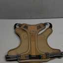 Rabbitgoo Dog Harness for Large Dogs No Pull, Tactical Service Pet Vest with Molle and Control Handle, Adjustable and Reflective Military Harness for Easy Walking and Training, Brown, L