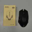 TECKNET Wireless Mouse-USB Ergonomic Optical Cordless Mouse with 8 Buttons,12-Month Battery Life,4800 DPI Optical Tracking,High-Precision 5 Adjustable DPI for PC/Mac/Laptop (Black&blue)