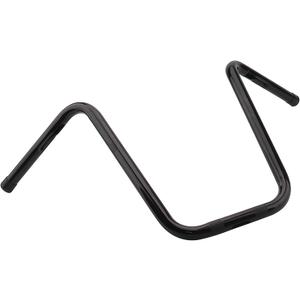 Black 16" Ape Hanger Handlebar, 1" Diameter, Fits Harley Davidson Sportster Iron 883 (20102021), Forty-Eight, 1200 Custom