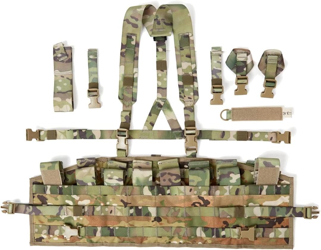 MT Military Chest Rig MOLLE II (TAP) Vest with Straps (One Size, Ocp)