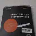 FULEN 2 Pack Picture Lights for Wall,Battery Operated Wall Sconce Rechargeable,LED Wall Light Cordless with Remote,3 Color Temperature, Art Lights for Painting,Frame,Gallery,Dartboard Lights,Black