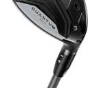 Callaway Golf Quantum Max Fairway Wood, Hand Orientation: Left, Shaft Material: Denali Silver 70 Gram, Flex: Stiff, Configuration: 3 Wood