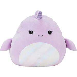 Squishmallows Official Kellytoy Plush 16" Naomi the Narwhal - Ultrasoft Stuffed Animal Plush Toy 